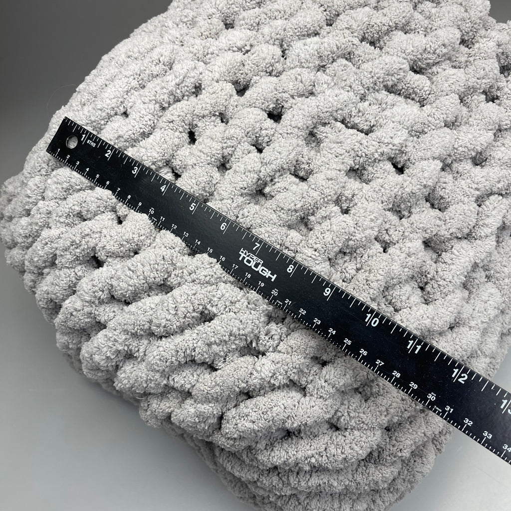 Chunky Knit Throw Blanket, 50" x 64"