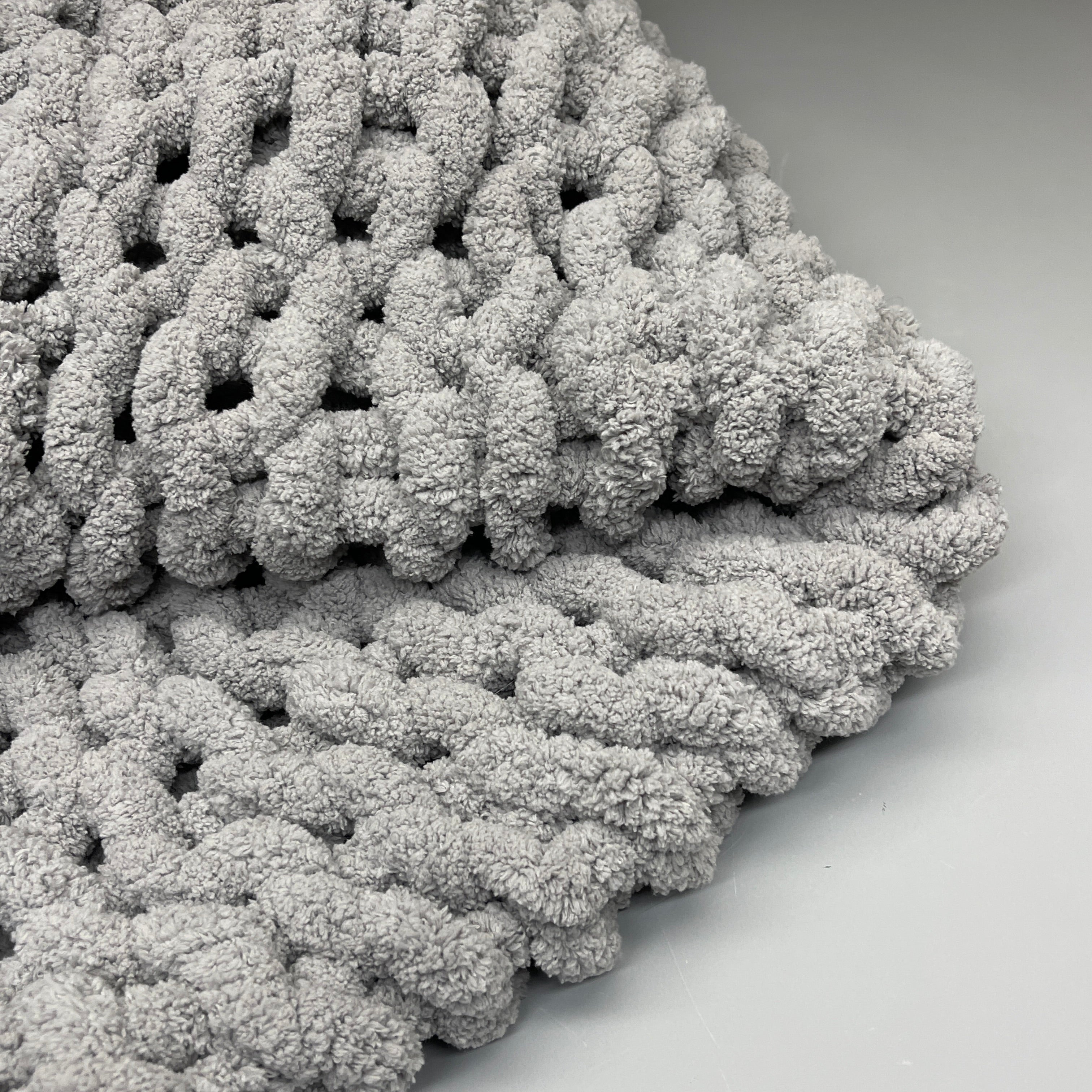 Chunky Knit Throw Blanket, 50" x 64"
