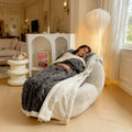 Flannel Plush Throw Blanket