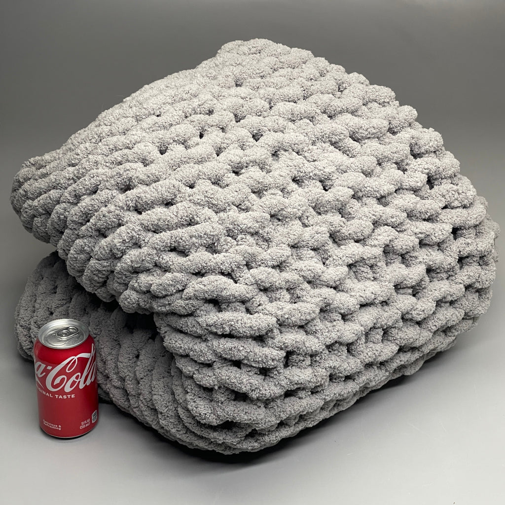 Chunky Knit Throw Blanket, 50" x 64"