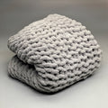 Chunky Knit Throw Blanket, 50" x 64"