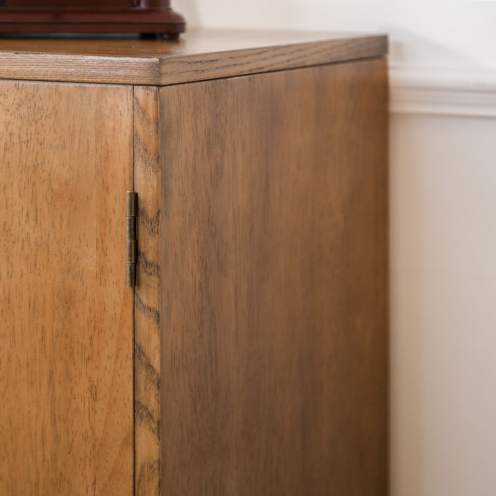 Hand-Carved Accent Cabinet