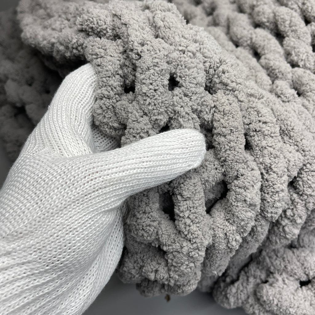 Chunky Knit Throw Blanket, 50" x 64"