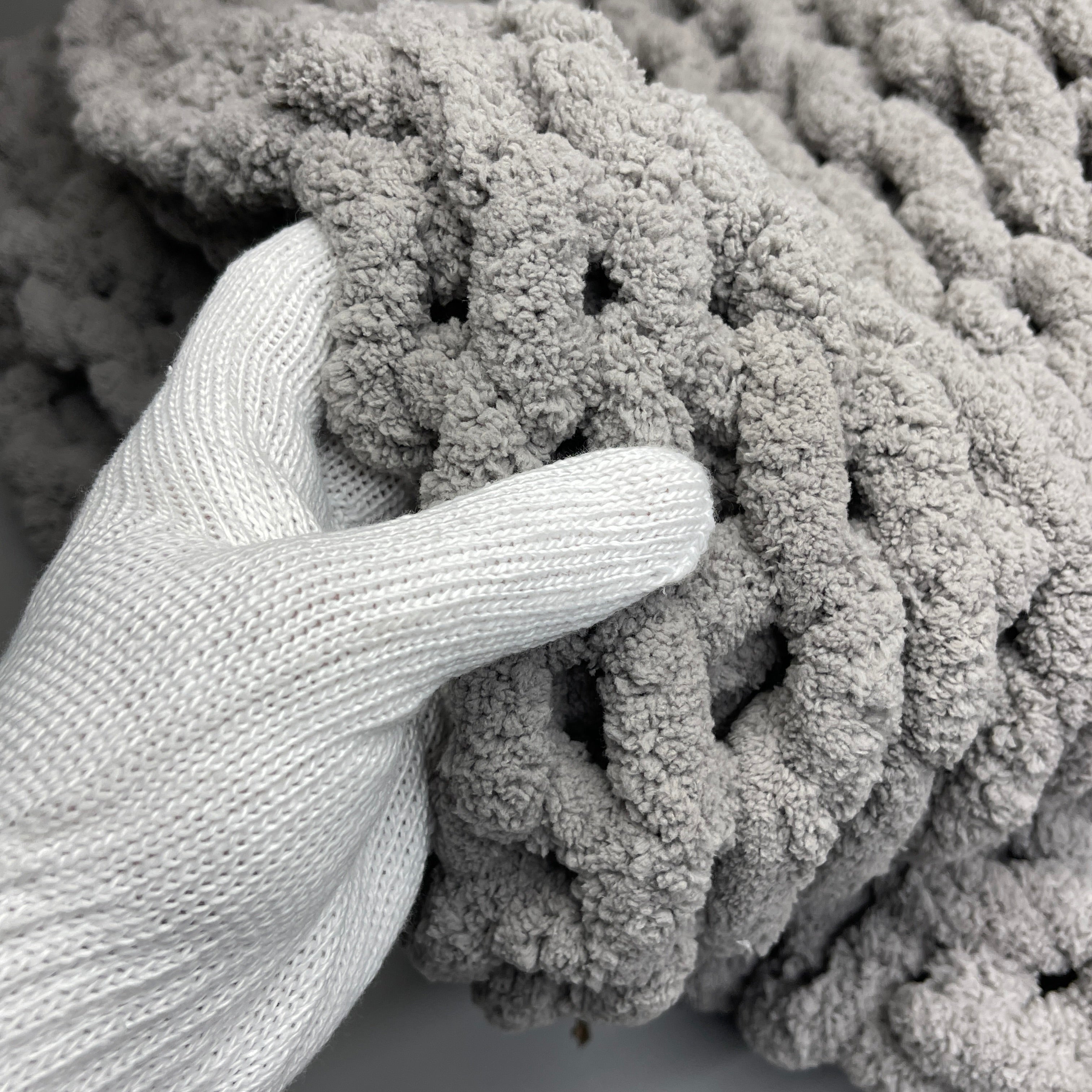 Chunky Knit Throw Blanket, 50" x 64"