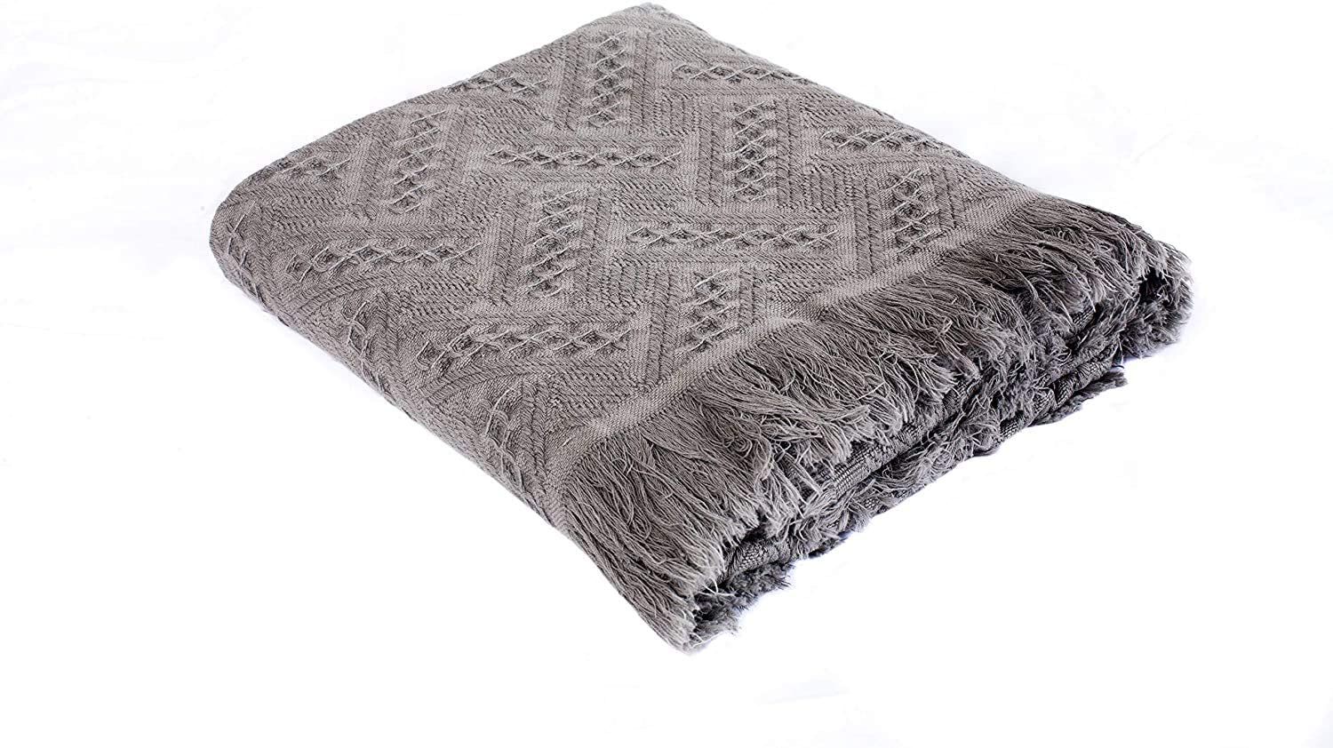 Kasentex Cotton Throw Blanket