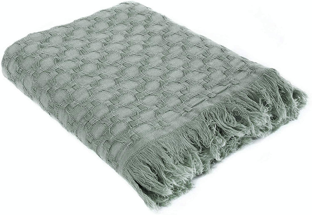 Kasentex Cotton Throw Blanket