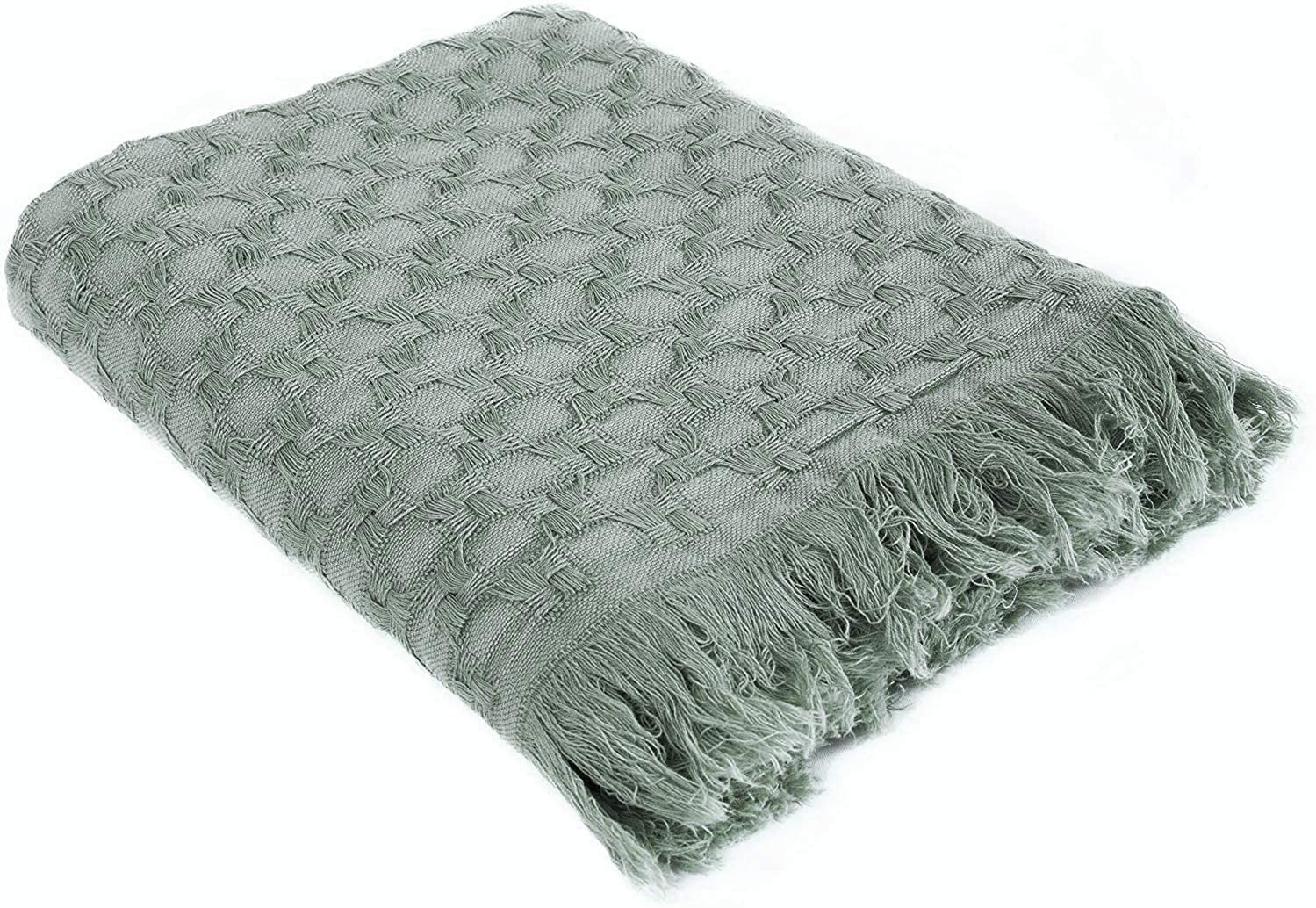 Kasentex Cotton Throw Blanket