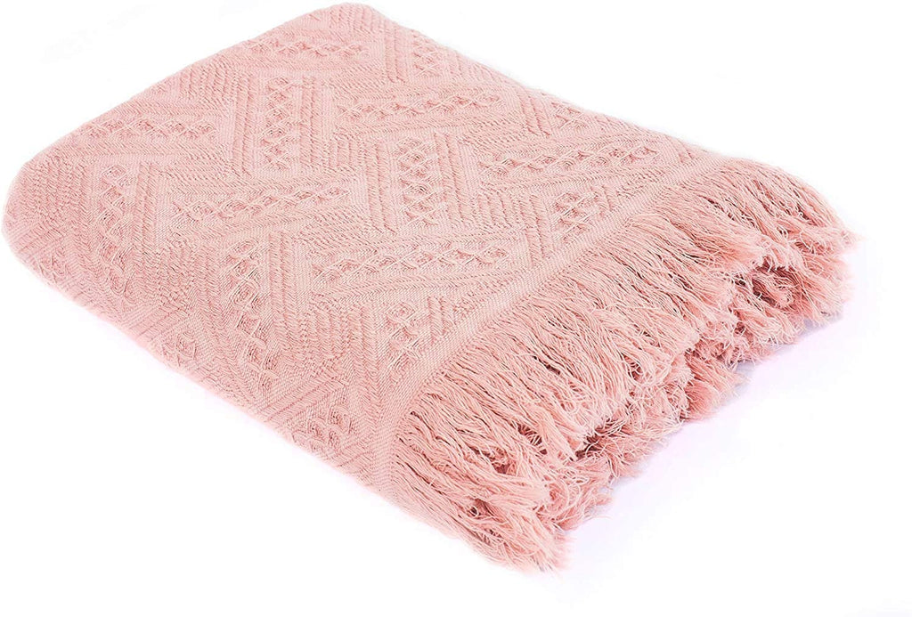 Kasentex Cotton Throw Blanket