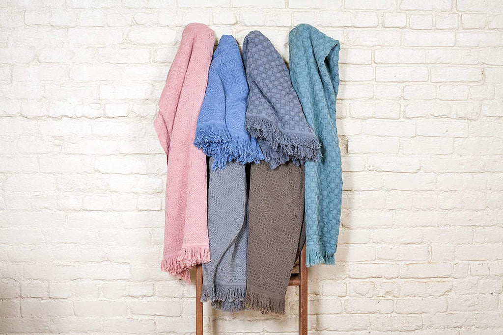 Kasentex Cotton Throw Blanket