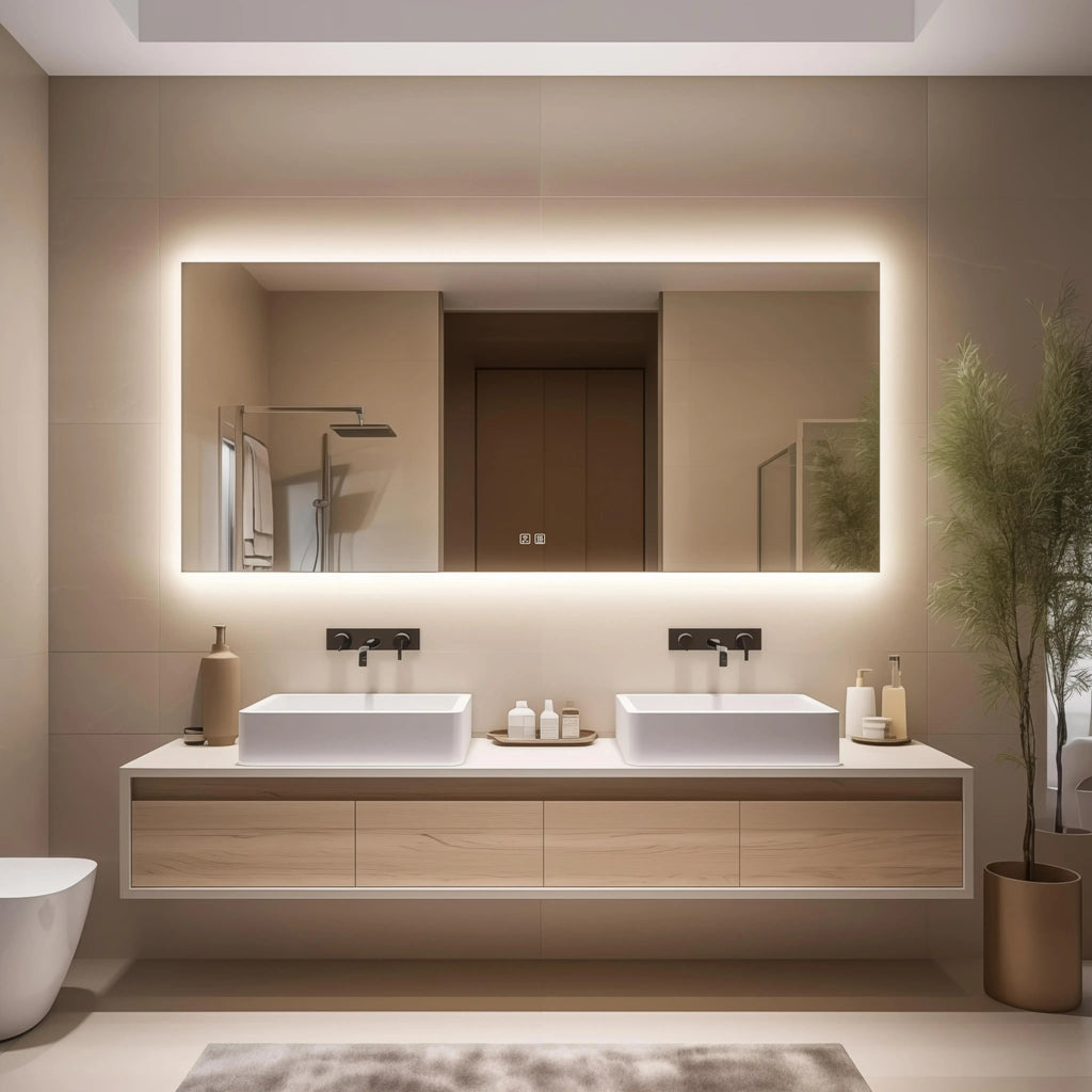 Backlit LED Bathroom Mirror