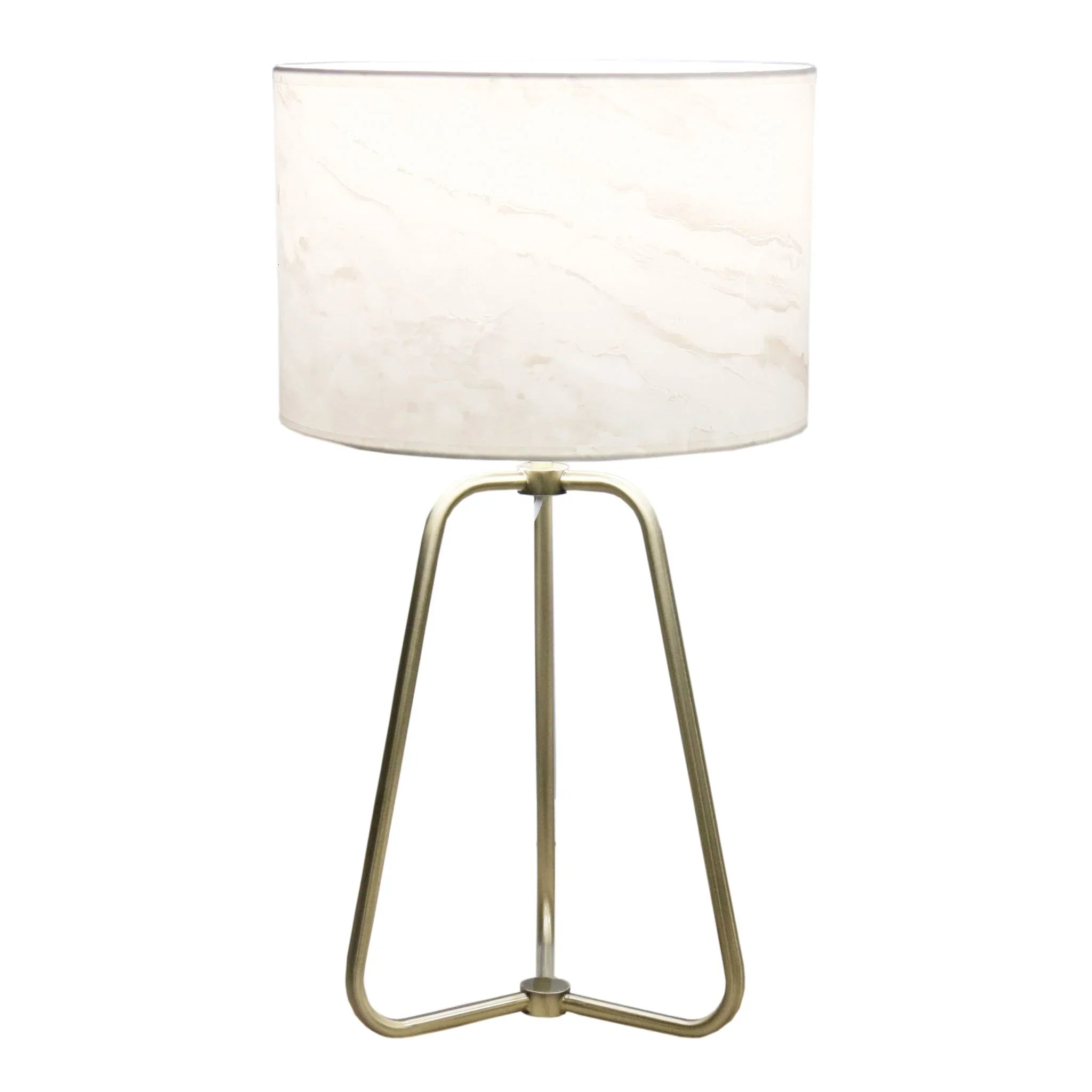 Marble & Bronze Table Lamp