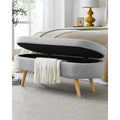 Linen Storage Bench, Grey