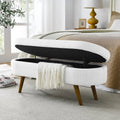 Linen Storage Bench, White