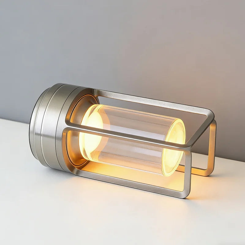 Cordless Retro Metal Table Lamp
