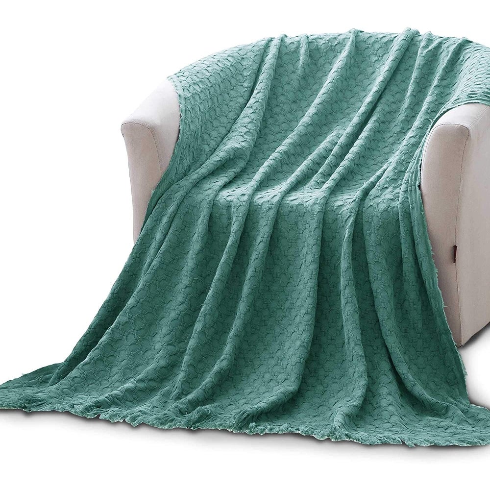 Kasentex Cotton Throw Blanket