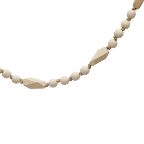 72" Wood Bead Garland
