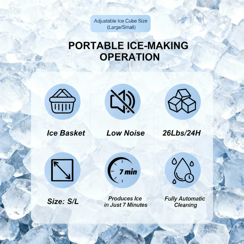 Portable Countertop Ice Maker