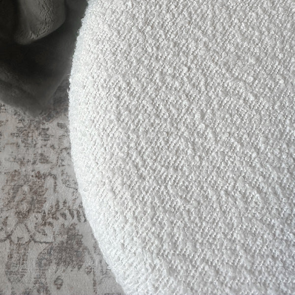 Stowaway Boucle Ottomans, Set of Two