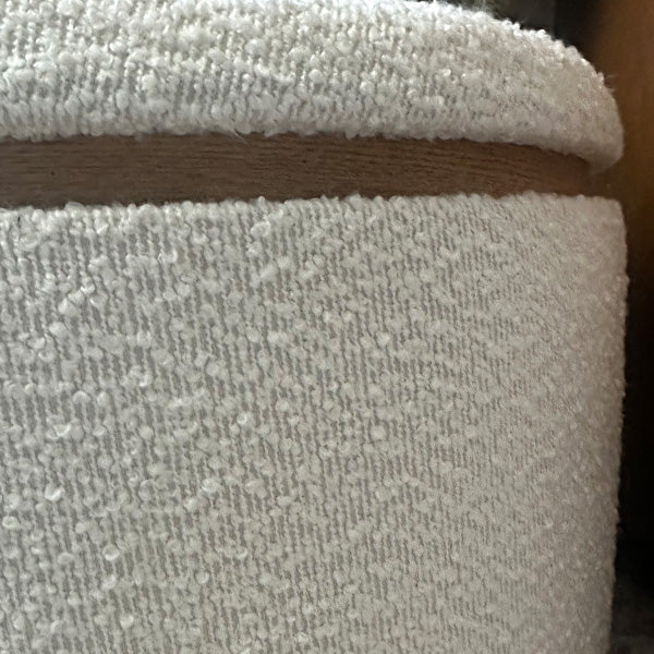 Stowaway Boucle Ottomans, Set of Two